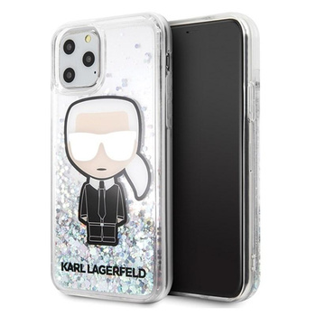 Karl Lagerfeld Glitter Iridescent Iconic - pouzdro pro iPhone 11 Pro