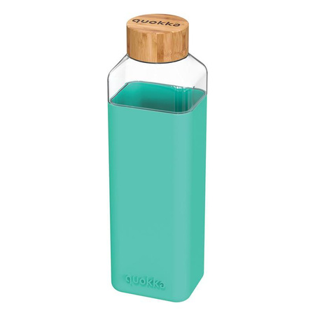 DUŻA SZKLANA BUTELKA NA WODĘ, ze Szkła Borokrzemowego, Szczelna, 700 ml