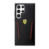 Ferrari Carbon Contrast Edges - pouzdro pro Samsung Galaxy S23 Ultra (černé)