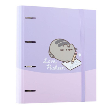 Pusheen - Raccoglitore A4 della collezione Moments (4 anelli, elastico)