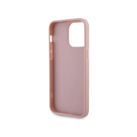 Guess Rhinestone Triangle - iPhone 14 Pro Max Case (pink)