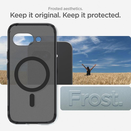 Spigen Ultra Hybrid MagSafe - pouzdro pro Google Pixel 9a (Frost Black)