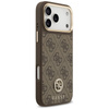 Guess 4G Strass Logo MagSafe - Hülle iPhone 17 Pro Max (Braun)