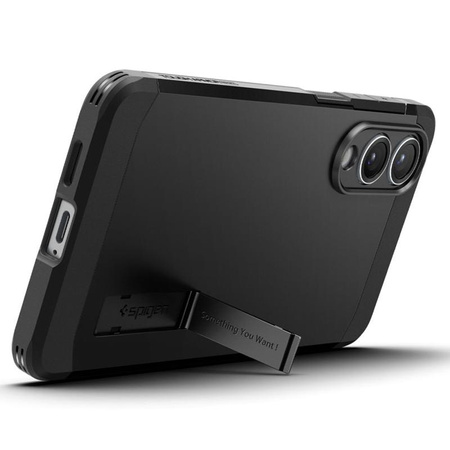 Spigen Tough Armor MagSafe - tok Samsung Galaxy S25 Edge készülékhez (fekete)