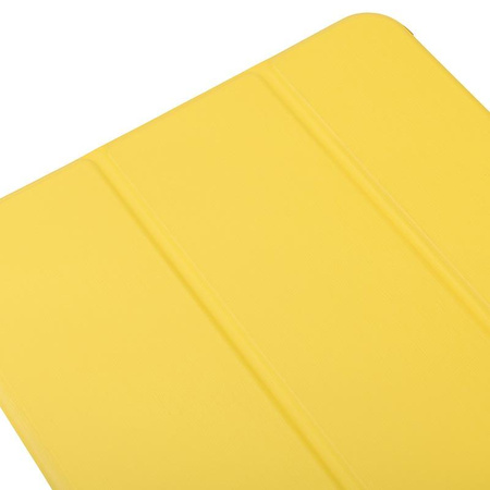 Tucano Satin Case - Tasche für iPad 10.9" (2022) mit Magnet & Standfuß mit Apple Pencil Halter (gelb)