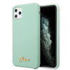 Guess Silicone Vintage - Coque iPhone 11 Pro Max (vert)