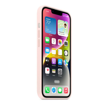 Apple Silicone Case - Coque en silicone avec MagSafe pour iPhone14 (rose crayeux)