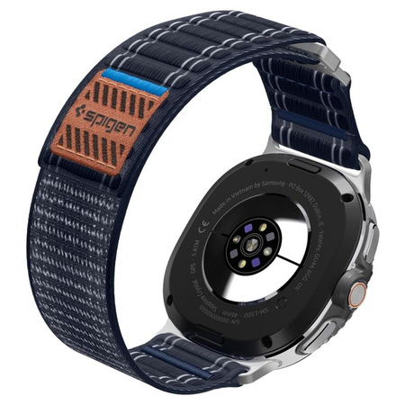 PASEK DO GALAXY WATCH 8 | 8 CLASSIC 40 44 46 mm SPIGEN NYLONOWY GRANATOWY