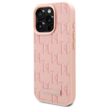 Karl Lagerfeld Hot Stamp MagSafe - iPhone 16 Pro Max tok (rózsaszín)