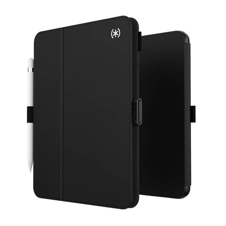 Speck Balance Folio - iPad 11" (2025) / 10.9" (2022) Hülle mit MICROBAN-Beschichtung mit Magnet und Standfuß (Schwarz)