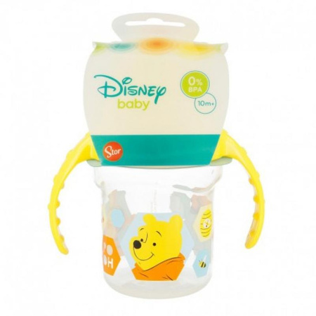 Winnie the Pooh - Flasche mit Silikonmundstück 230 ml