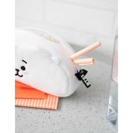 BT21 - Trousse à crayons en peluche pour les ustensiles RJ