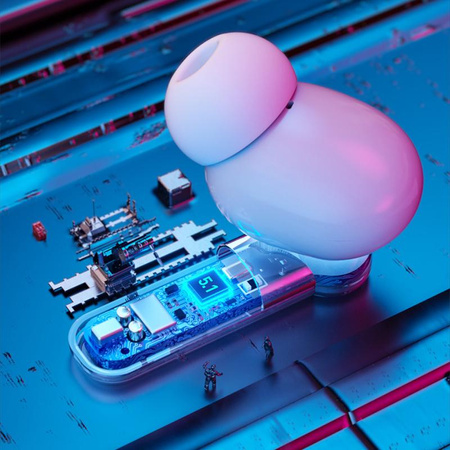 WEKOME V51 Vanguard Series - Drahtlose Bluetooth V5.1 TWS-Kopfhörer mit Ladetasche (Weiß)