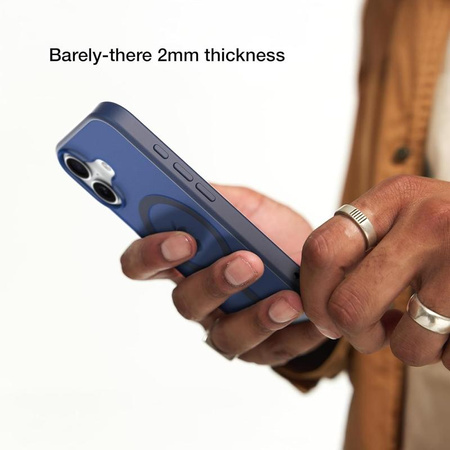 Incase Slim Case MagSafe - Étui pour iPhone 16 (Deep Space Blue)