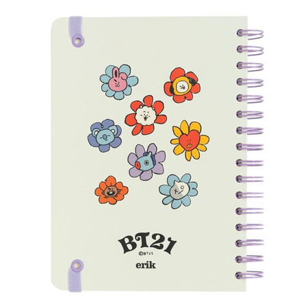 BT21 - Školní kalendář / plánovač 2021/2022 (bílý)