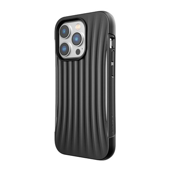 X-Doria Raptic Clutch - Étui biodégradable pour iPhone 14 Pro (Testé en chute de 3m) (Noir)