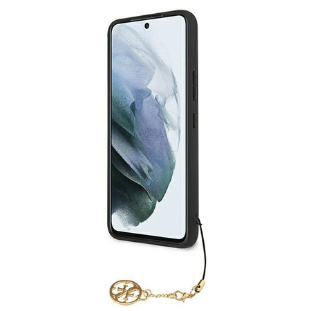 Kolekce Guess 4G Charms - pouzdro pro Samsung Galaxy S22 (šedé)