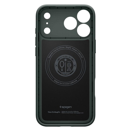 ETUI DO IPHONE 17 PRO do MAGSAFE SPIGEN THIN FIT ORYGINALNE ZIELONE CASE