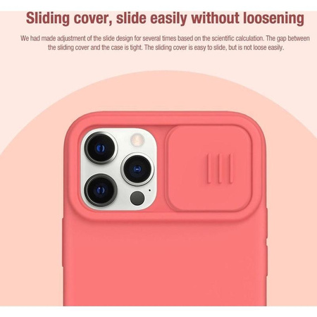 Nillkin CamShield Silky Magnetic - Etui Apple iPhone 12 / 12 Pro z osłoną aparatu (Matcha Green)