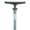Dunlop - Standpumpe für Fahrräder, Bälle, Matratzen mit Manometer (Blau)