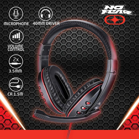 No Fear - Headphones for gamers with microphone