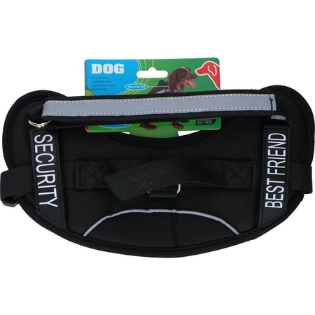 Hundegeschirr/Geschirr 50 - 62 cm roz. M (schwarz)