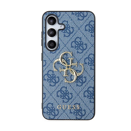 Guess 4G Big Metal Logo - Étui Samsung Galaxy S24+ (bleu)