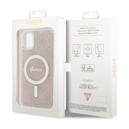 Guess 4G MagSafe - Étui pour iPhone 11 (rose)