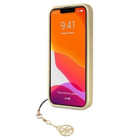 Kolekce Guess 4G Charms - pouzdro pro iPhone 13 Mini (hnědé)