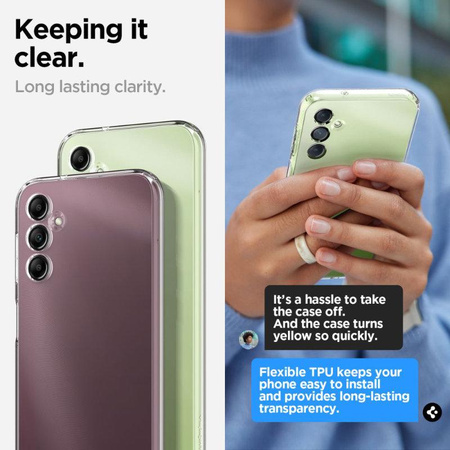 Spigen Liquid Crystal - Case for Samsung Galaxy A14 5G (Transparent)