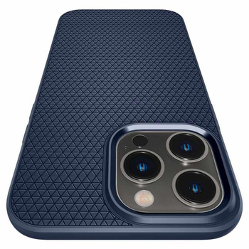 Spigen Liquid Air - Case for iPhone 14 Pro (Navy blue)