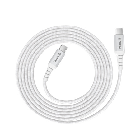 Crong Armor Link - 100W PD 5A USB-C to USB-C Cable 200cm (White)