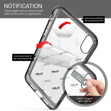 Obliq Naked Shield - pouzdro pro iPhone Xs / X (černé)