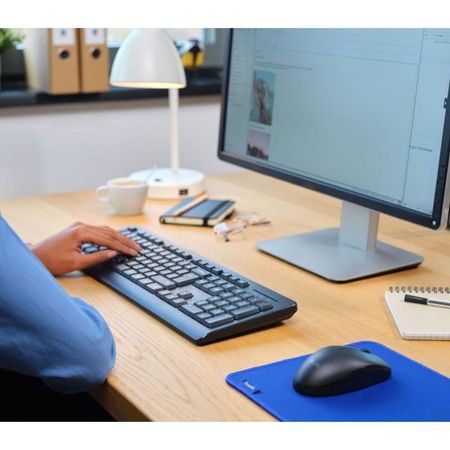 Trust Primo - Kabelloses Tastatur- und Maus-Set (Schwarz)