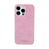 Guess Leder 4G gestempelt - iPhone 15 Tasche (rosa)