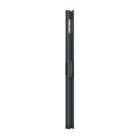Speck Balance Folio - Étui pour iPad 10.2" 9 (2021) / 8 (2020) / 7 (2019) avec revêtement MICROBAN (Stormy Grey/Charcoal Grey)