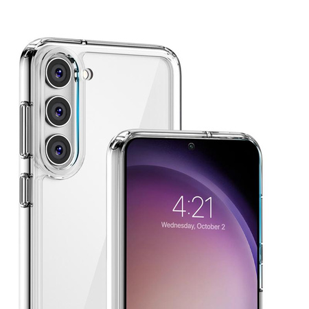 Crong Kristall-Schutzhülle - Samsung Galaxy S23+ Gehäuse (Transparent)