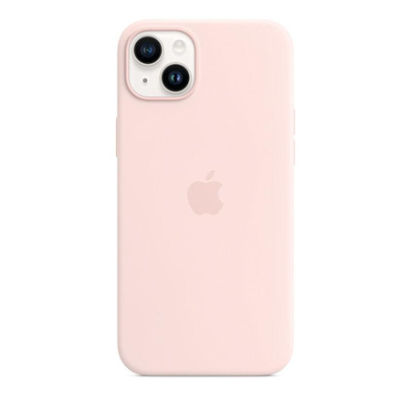 Apple Silicone Case - Silikonowe etui z MagSafe do iPhone 14 Plus (kredowy róż)