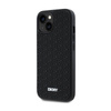 DKNY 3D Rubber Repeat Pattern - iPhone 15 / 14 / 13 Tasche (schwarz)