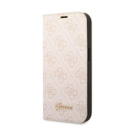 Guess 4G Metal Camera Outline Booktype Case - iPhone 14 Pro Max Case (pink)