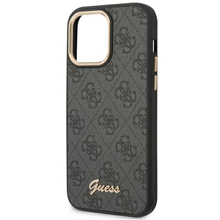 Guess 4G Metal Camera Outline Case - Hülle für iPhone 14 Pro Max (Schwarz)