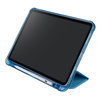 Tucano Satin Case - Etui pour iPad 11" (2025) / iPad 10.9" (2022) avec aimant et support pour Apple Pencil (bleu)