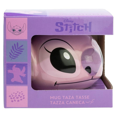Disney Stitch - 3D ceramic mug in a gift box from the Angel collection 375 ml