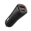 Spigen ArcStation Essential EV482 - USB-C & USB-A PD + QC3.0 48W Autoladegerät (Schwarz)