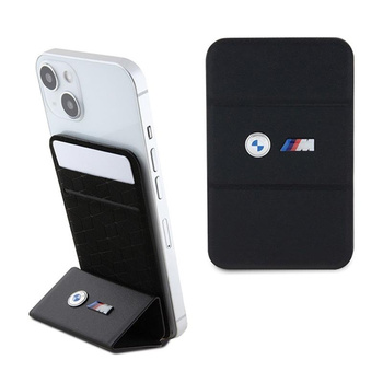 BMW Wallet Cardslot Stand MagSafe M Edition Collection - magnetická peněženka s funkcí stojánku (černá)