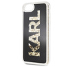Karl Lagerfeld Logo Karl - pouzdro pro iPhone SE 2020 / 8 / 7 (zlaté třpytivé)