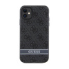 Guess 4G Printed Stripe - pouzdro pro iPhone 11 / iPhone XR (šedé)