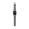 Karl Lagerfeld Saffiano Monogram - řemínek pro Apple Watch 42/44/45/49 mm (stříbrný)