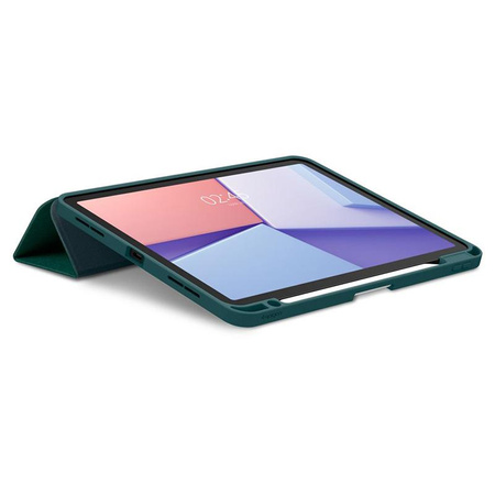 Spigen Urban Fit - Etui pour iPad Air 11" M2 (2024) / iPad Air 10.9" (5e-4e gén.).) (2022-2020) (Vert Minuit)