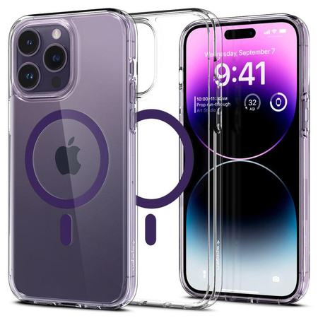 Spigen Ultra Hybrid MagSafe - pouzdro pro iPhone 14 Pro Max (fialové)